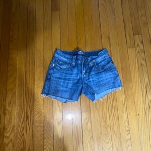 Makers of True Originals Blue Jean Shorts with Cuffed Hem